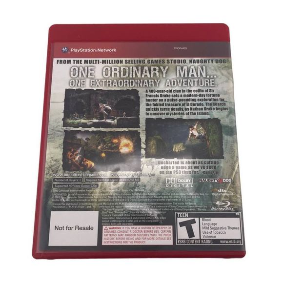Uncharted Drakes Fortune Playstation 3 Game - Picture 2 of 4